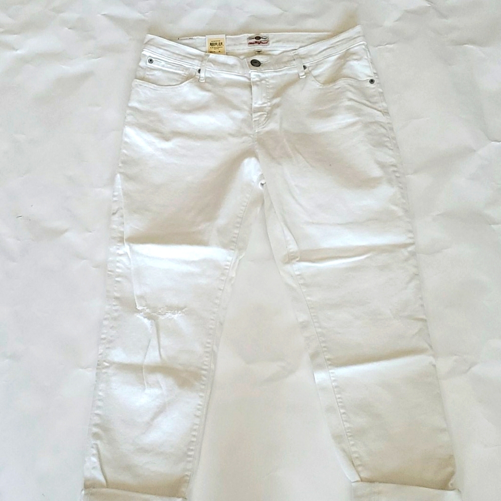 Fossil - White Slim Boyfriend Jeans